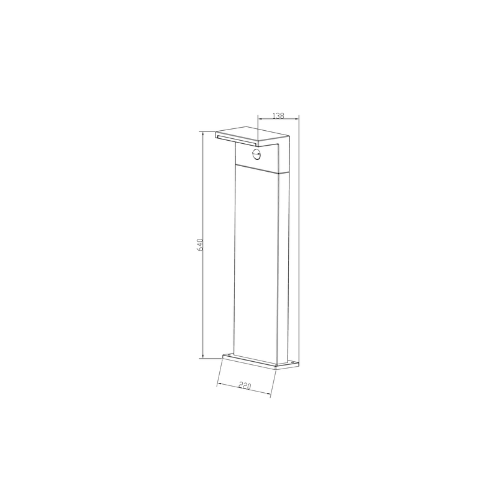 Straza Edge – LED Bollard - Image 4
