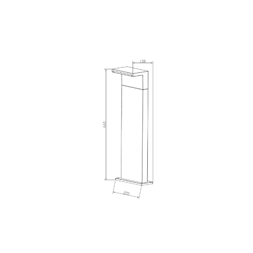 Straza Edge – LED Bollard - Image 5